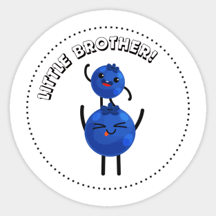 Little Brother Blueberry Sticker